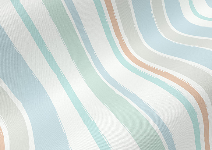 Coastal Stripe, Bantham - Twist&Fit Roller Blind - Image 4